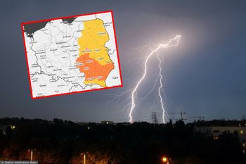 Zagrzmi na wschodzie Polski. Są ostrzeżenia