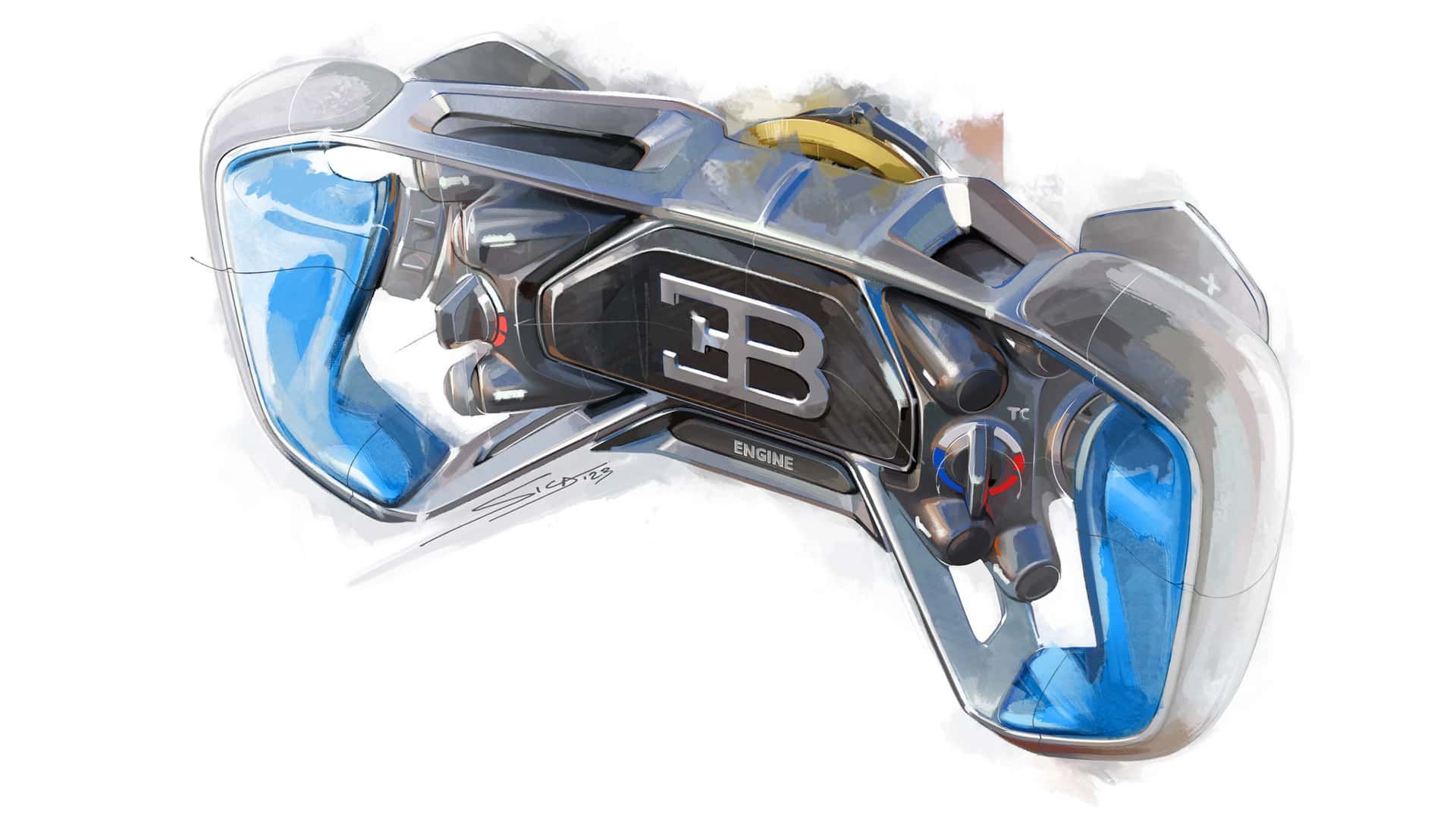 Wnętrze Bugatti Bolide