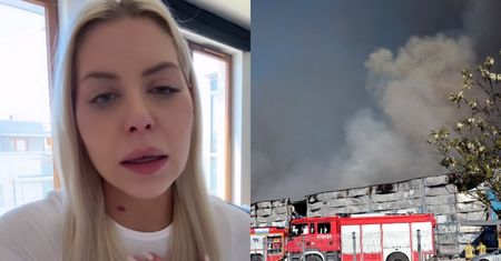 Julia von Stein płacze i mówi o pożarze na Marywilskiej 44. "Królowa życia" współpracowała z działającym tam butikiem