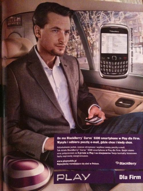 Pierwsza reklama BlackBerry w Play! 2