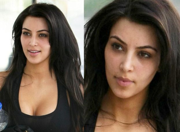 Kim Kardashian bez makijażu!
