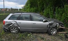 Pijana matka rozbiła auto. Wiozła dwoje dzieci