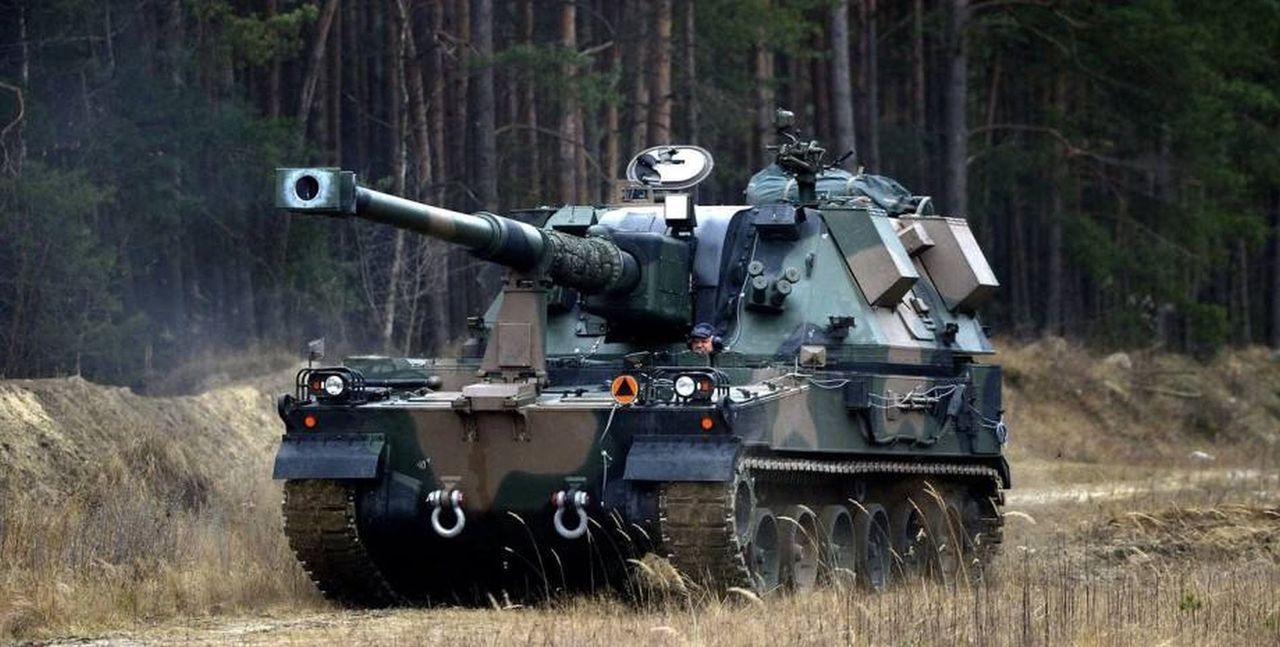 Krab self-propelled howitzer, illustrative photo