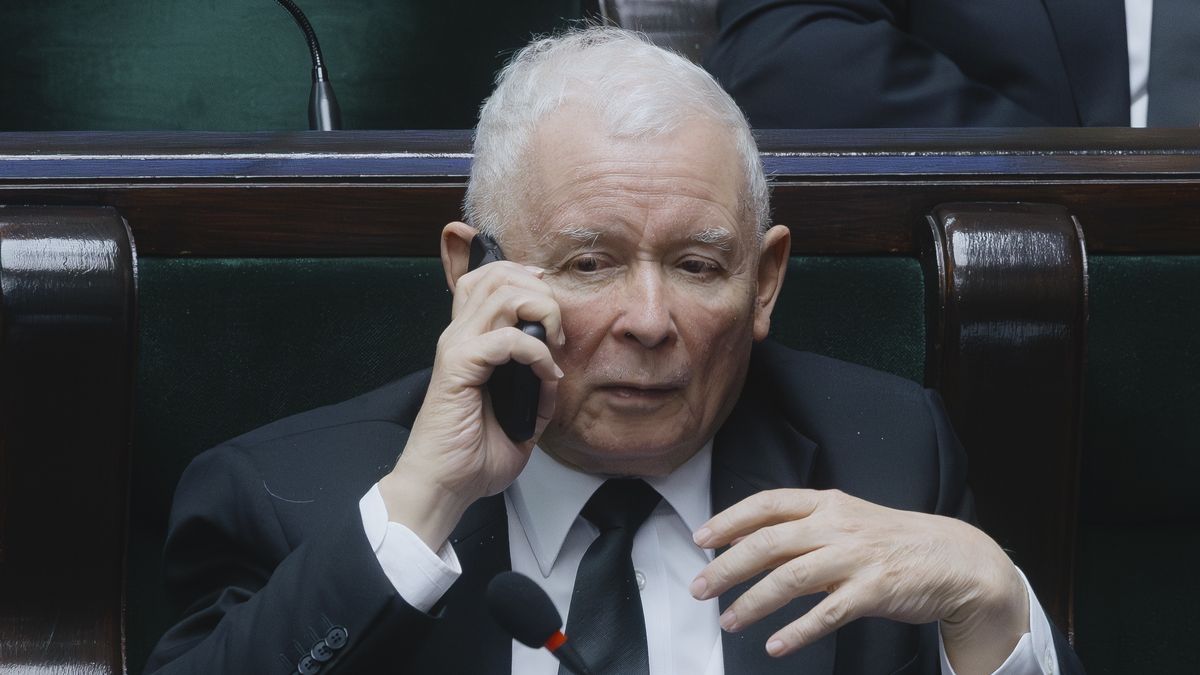 Jarosław Kaczyński w Sejmie