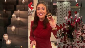 Klaudia Halejcio pochwaliła się babską kolacją walentynkową: suto zastawiony stół, dziesiątki serduszek i patelnia w prezencie (ZDJĘCIA)