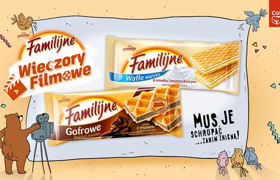 Wspólne oglądanie filmów motywem przewodnim kampanii marki Familijne
