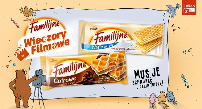 Wspólne oglądanie filmów motywem przewodnim kampanii marki Familijne