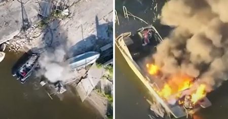 15 łodzi poszło z dymem. Brawurowa akcja Ukraińców
