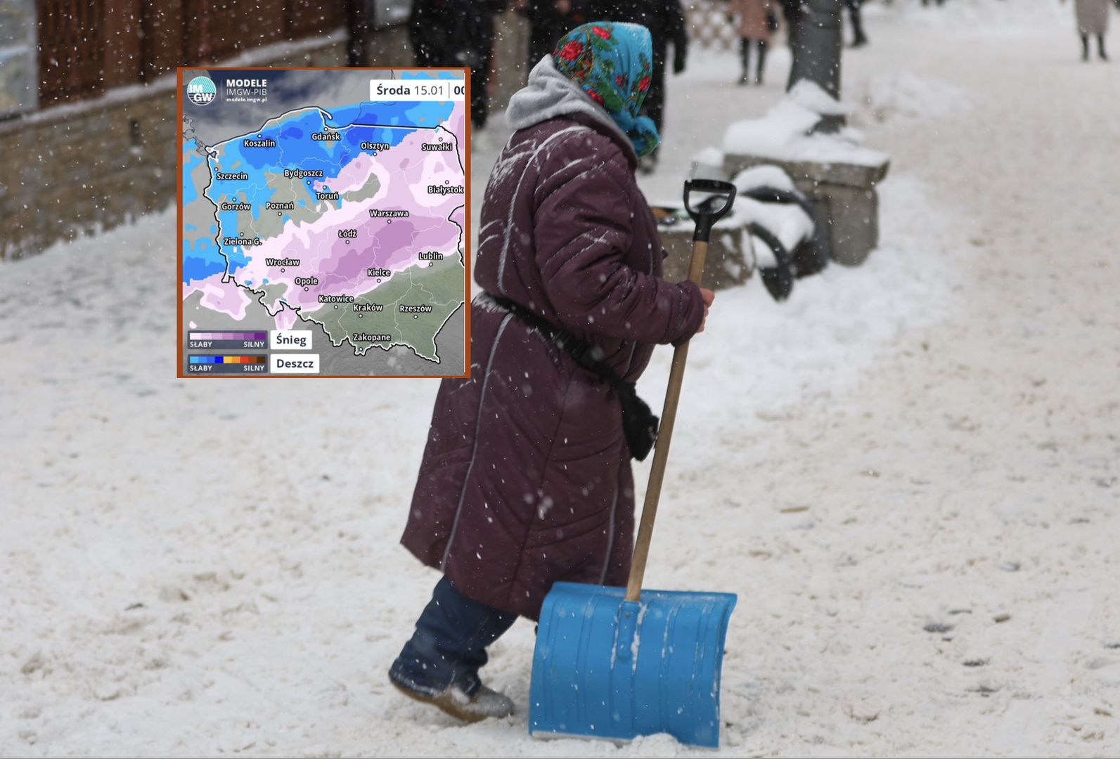 Zacznie się już we wtorek. Pas śnieżycy nadciąga nad Polskę