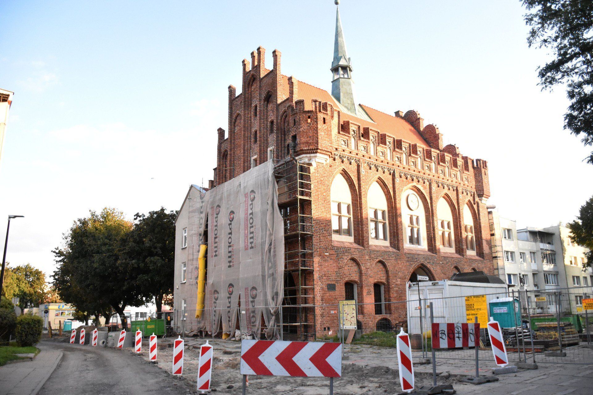 Odkrycie na przebudowie ulicy Stare Miasto w Malborku