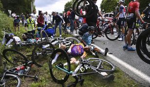 Francja. Policja aresztowała kobietę, która spowodowała kraksę podczas Tour de France