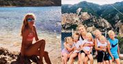Izabella Łukomska-Pyżalska spędza wakacje z szóstką dzieci (FOTO)