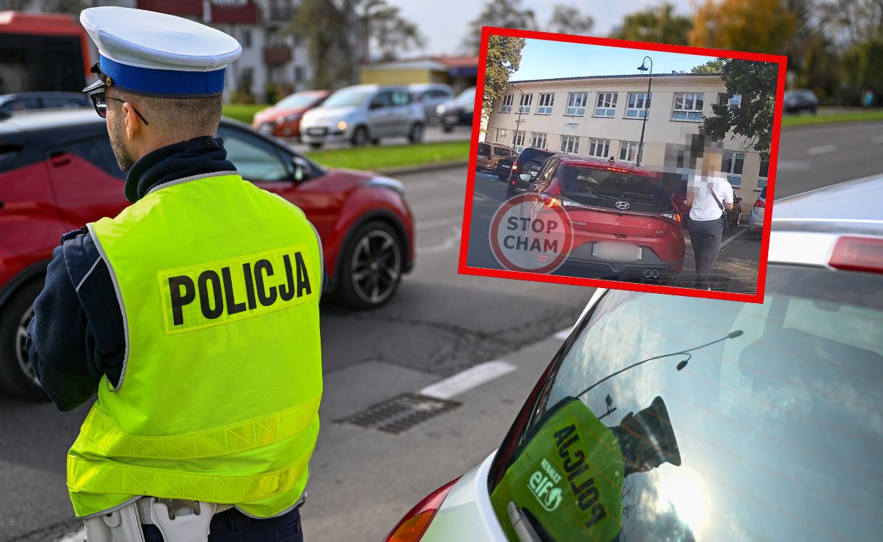 Kierowca zablokował ruch. Czekał, aż pasażerka wyjdzie ze sklepu