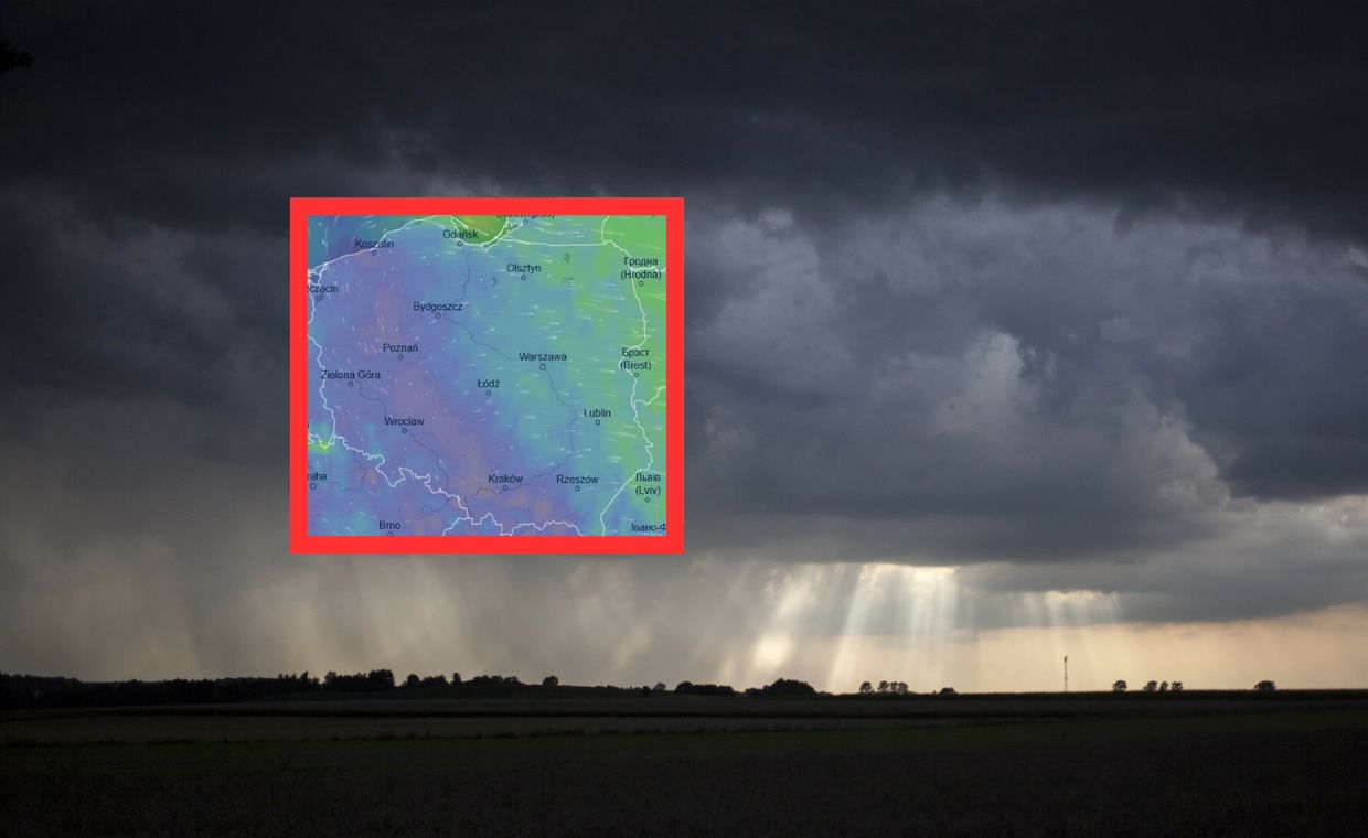 wiadomości,aktualności,WP Wiadomości Silny wiatr i burze nad Polską. RCB ostrzega przed chłodnym frontem