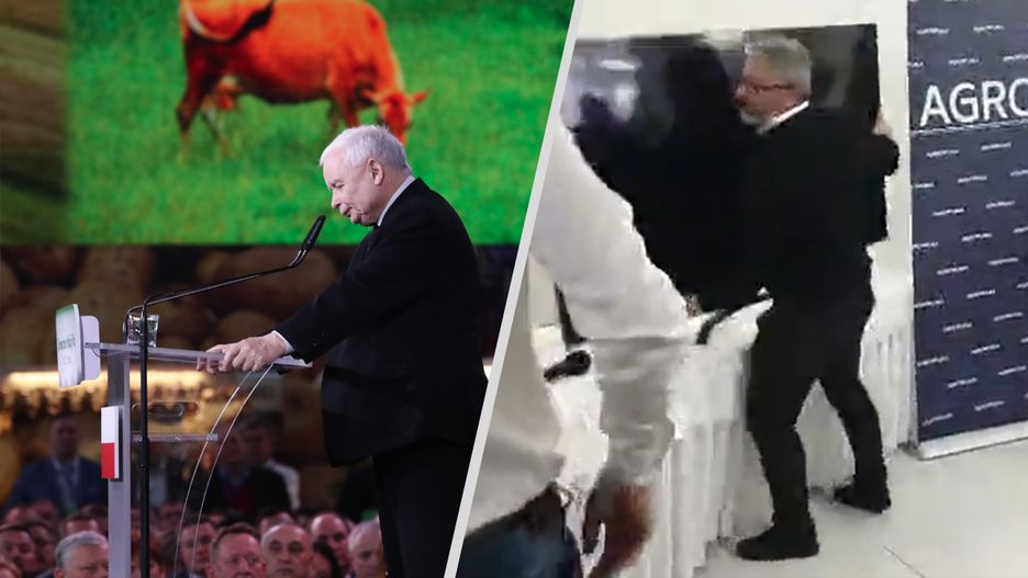 "Nie da się tego słuchać". Rolnicy wyrzucili telewizor podczas spotkania PiS