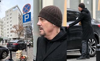 Krzysztof Ibisz wozi się po stolicy mercedesem za 400 tysięcy złotych i parkuje NA ZAKAZIE