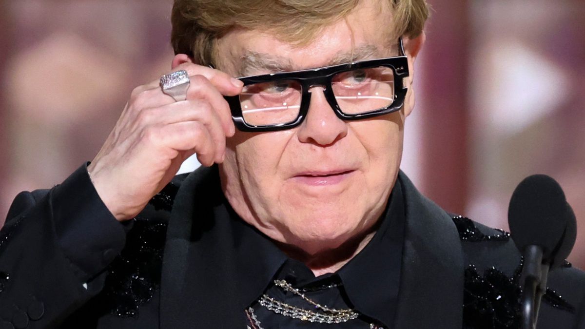 Elton John na gali rozdania Złotych Globów