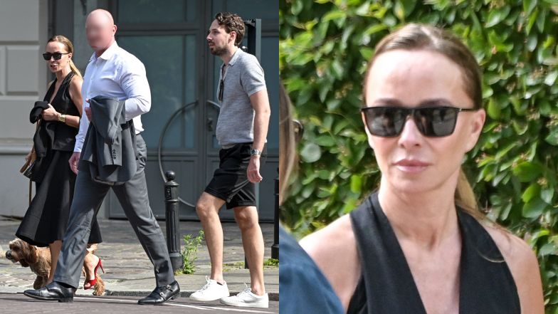 Joanna Przetakiewicz wystroiła się na rodzinny obiad