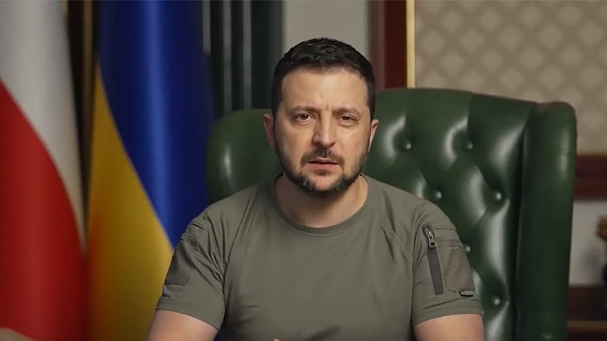 Prezydent Ukrainy Wołodymyr Zełenski złożył Polakom życzenia po polsku