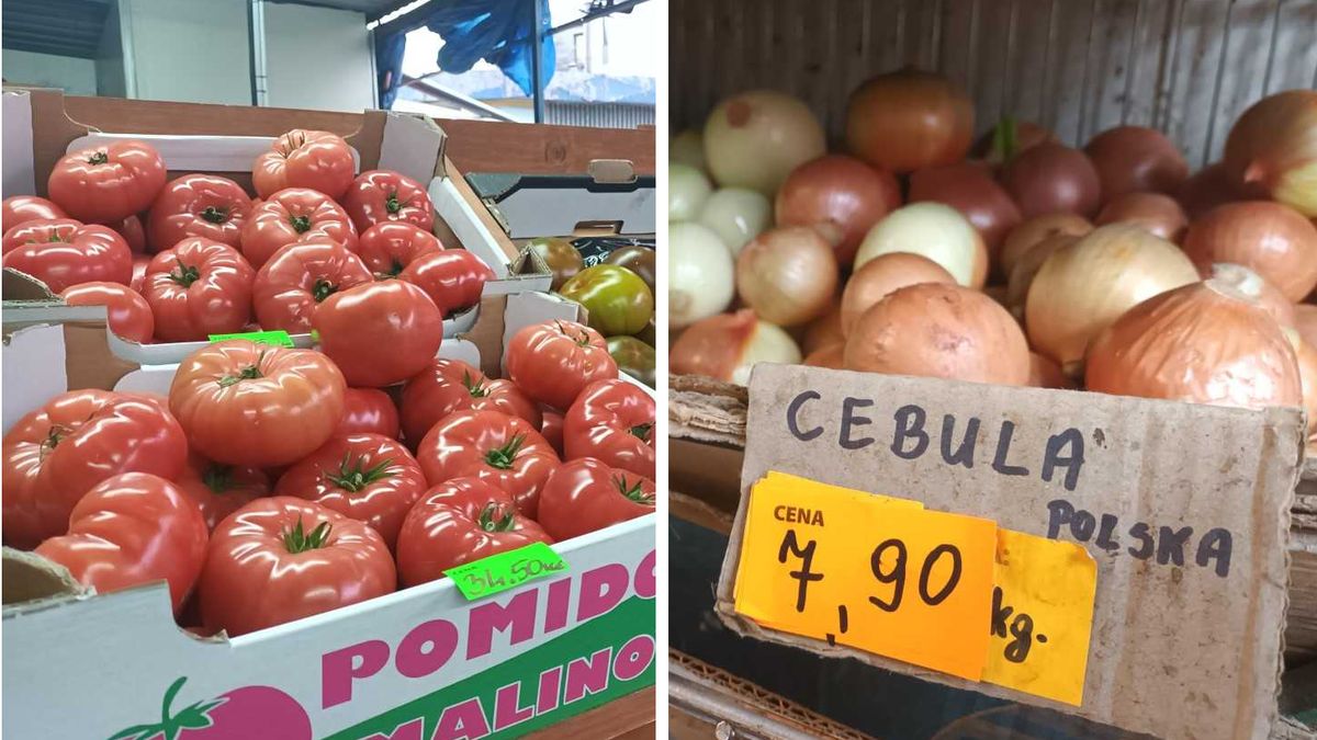 Ceny warzyw we wrocławskich zieleniakach. Cebula i pomidory ostro w górę