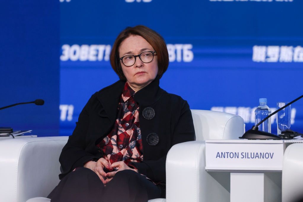 War in Ukraine. Russia expects further sanctions. In the picture, the head of the central bank, Elvira Nabiullina.