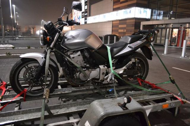 CBF 500 chwilę po zakupie