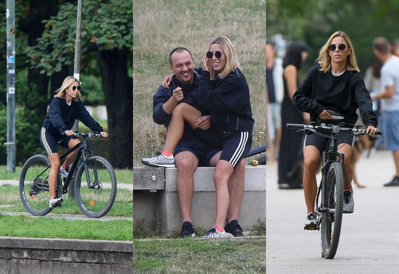 Chodakowska na romantycznym rowerowym rajdzie z mężem