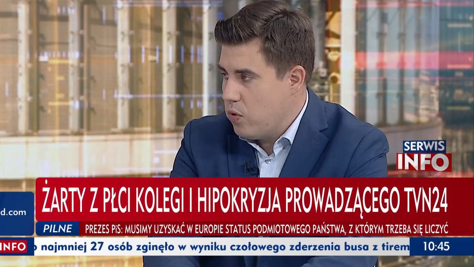 Kadr z programu TVP Info