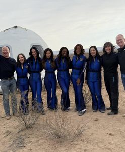 Blue Origin i "Aniołki Bezosa" zakończyły swoją misję. Wśród nich gwiazda muzyki pop