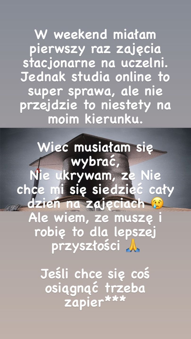 Martyna próbuje pogodzić studia z macierzyństwem