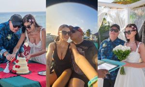 Skibowie pokazali zdjęcia ze ślubu na Malediwach i dalej relacjonują miesiąc miodowy. Urocze gołąbeczki? (ZDJĘCIA)