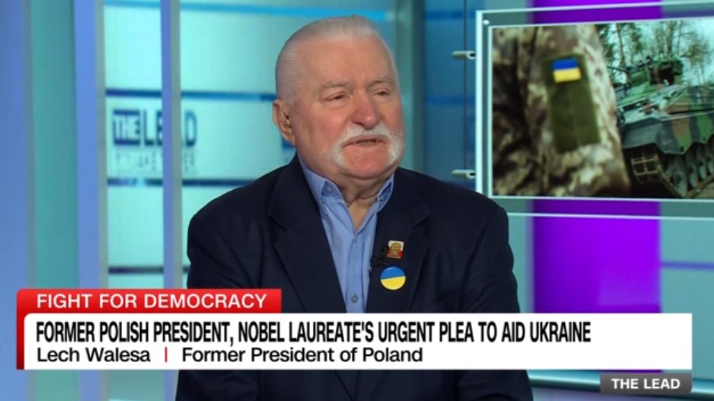 "Trzeba zrobić w Rosji porządek". Wałęsa w CNN o historycznej szansie