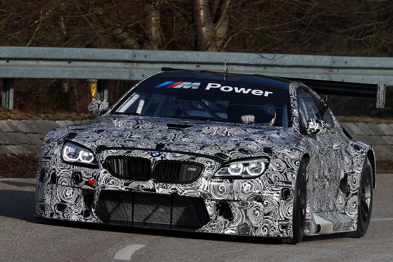 BMW M6 GT3 na oficjalnych szpiegowskich zdjęciach