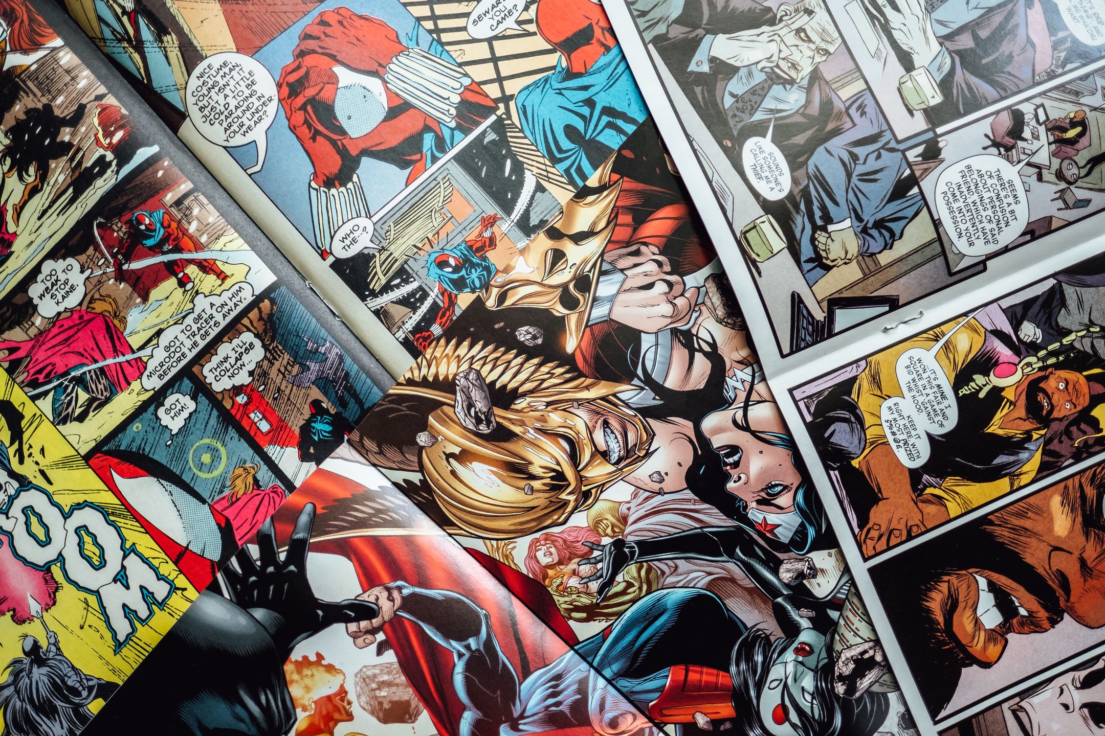 comic, book, superhero, marvel, strip, avengers, collection, comic book, background, art, authors, batman, black heroes, black superhero, cartoon, colorful, drawing, editorial, fantasy, flipping, flipping page, four colors, guadalajara, illustrative, imagine, magic, marvel characters, marvel heroes, objects, page, paper, powers, print, reading, retro, rising, sketch, spain, spawn, stars, story, straczynski, super heros, superman, text, texture, top cow