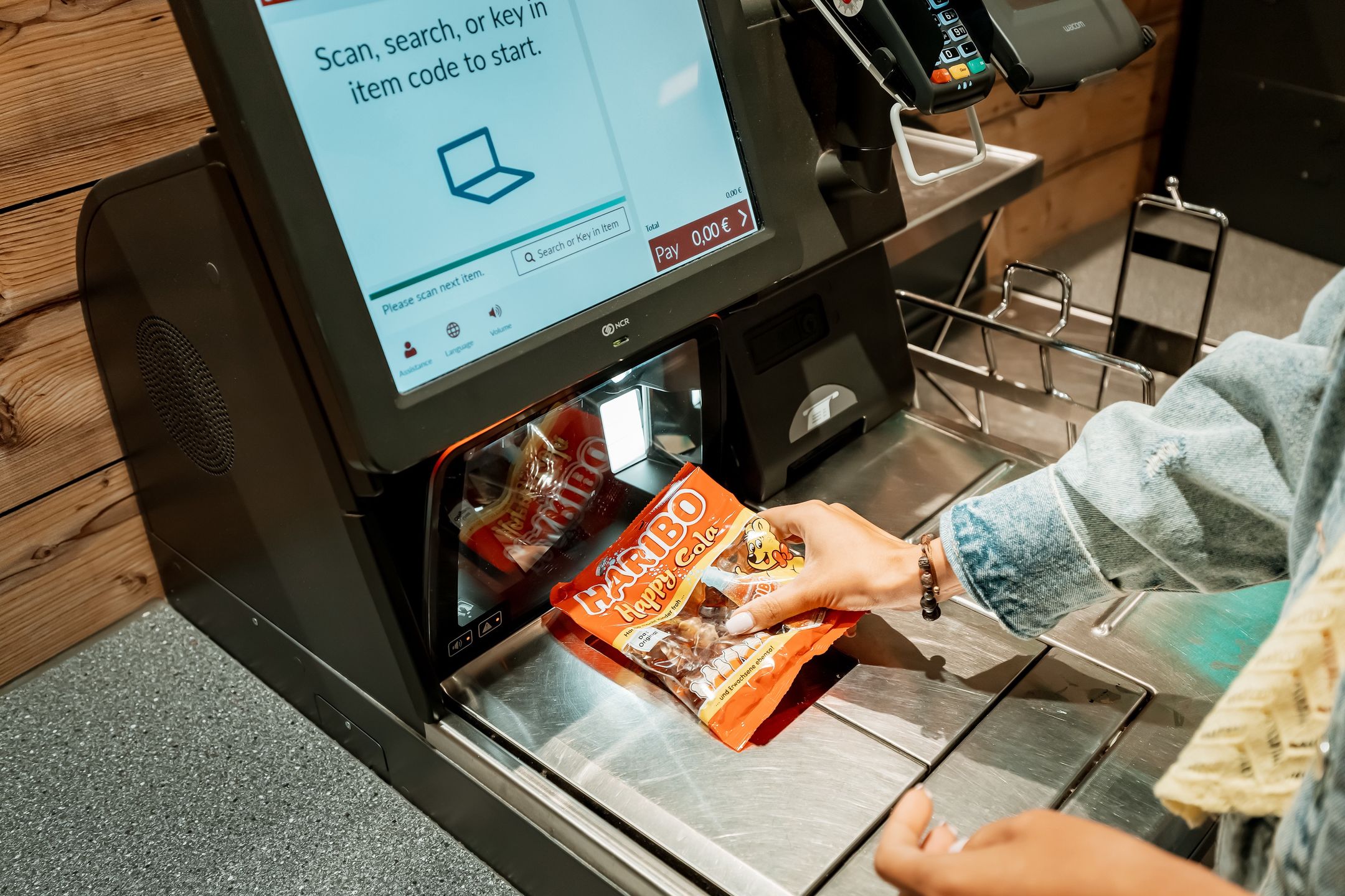 30 July 2022, Cologne, Germany: girl customer scanns and pays for goods from a supermarket in an automated self-service checkout terminal
30 July 2022, Cologne, Germany: girl customer scanns and pays for goods from a supermarket in an automated self-service checkout terminal
supermarket, cashier, checkout, automated, terminal, machine, shop, self, self-service, haribo, bears, purchase, store, retail, buyer, grocery, market, person, payment, woman, buy, counter, scanner, service, modern, technology, food, pay, customer, business, transaction, check, client, product, sale, cash, kiosk, screen, automatic, display, pos, electronic, system, register, self-checkout, hypermarket, station, barcode, cash-free, salesgirl, supermarket, cashier, checkout, automated, terminal, machine, shop, self, self-service, haribo, bears, purchase, store, retail, buyer, grocery, market, person, payment, woman, buy, counter, scanner, service, modern, technology, food, pay, customer, business, transaction, check, client, product, sale, cash, kiosk, screen, automatic, display, pos, electronic, system, register, self-checkout, hypermarket, station, barcode, cash-free