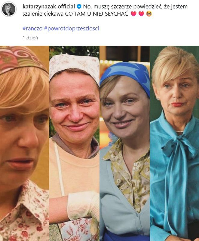 Wpis Katarzyny Żak na Instagramie