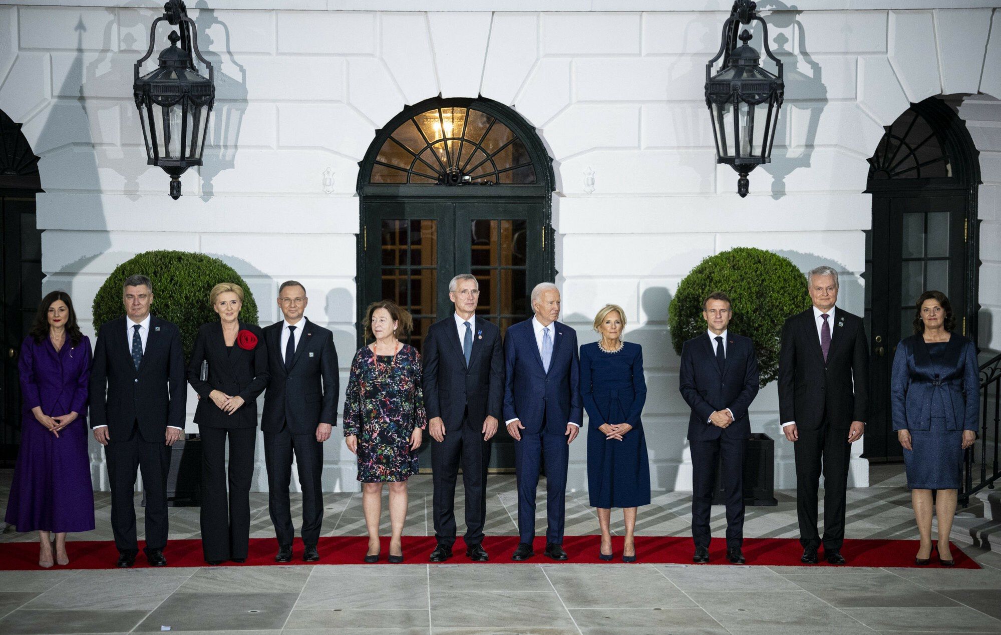 Agata i Andrzej Dudowie z wizytą w Białym Domu