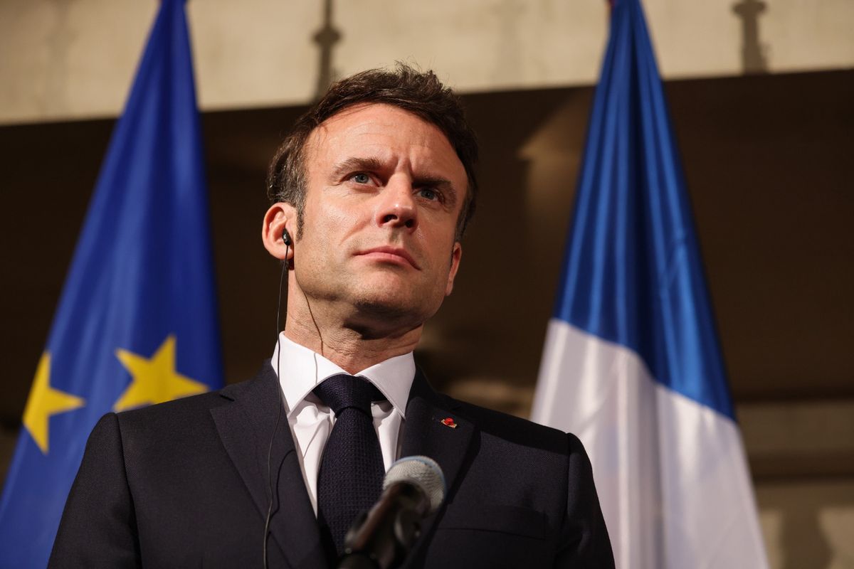 Emmanuel Macron, prezydent Francji
