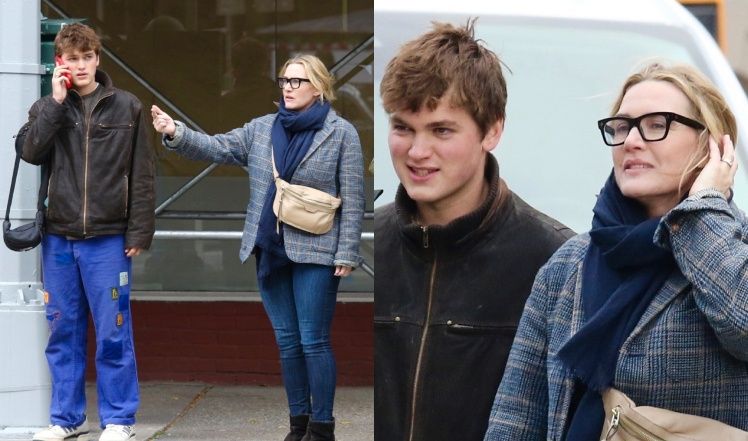 Kate Winslet z 20-letnim synem w Nowym jorku