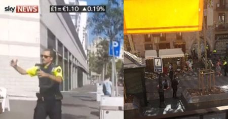 Z OSTATNIEJ CHWILI: Samochód wjechał w tłum ludzi w centrum Barcelony
