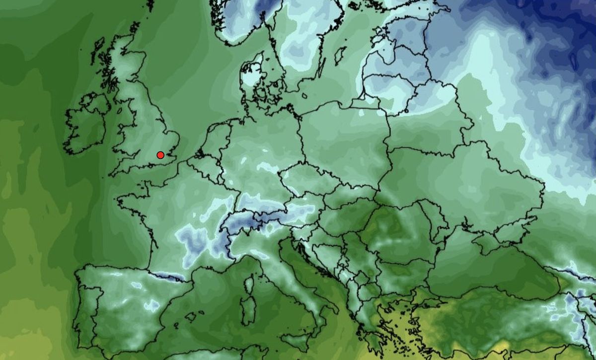 Mżawka, deszcz i śnieg. Pogoda na poniedziałek. Na mapie zaprezentowano temperaturę w Europie