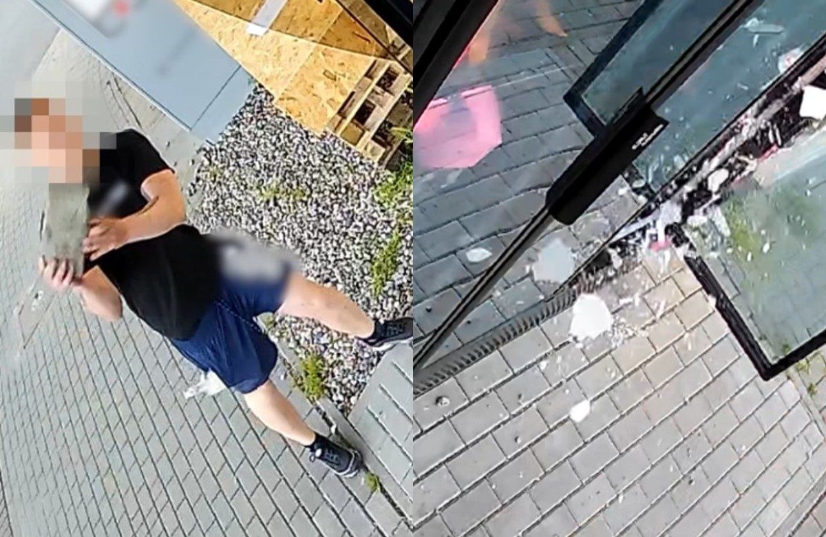 Gdynia: 28-latek rozbił automat z kwiatami i uciekł z bukietami — miał dwa listy gończe