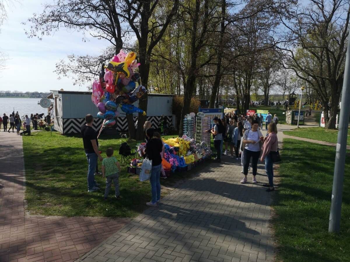 Niedziela nad Zalewem Zemborzyckim
