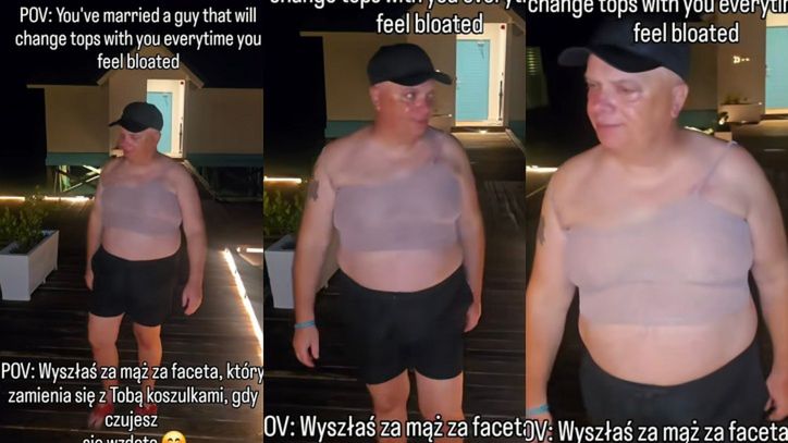 Krzysztof Skiba paraduje po Malediwach w kusym topie