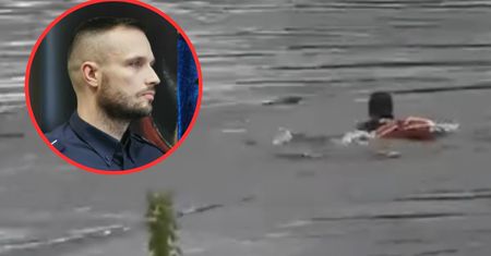 Cała Polska zobaczyła, co zrobił policjant z Torunia. "Całe szczęście"