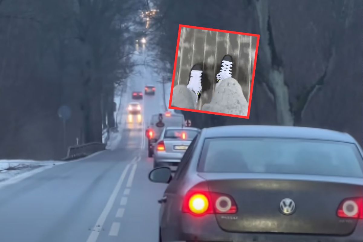 Setki tysięcy wyświetleń. Nagrania z gołoledzi podbijają internet