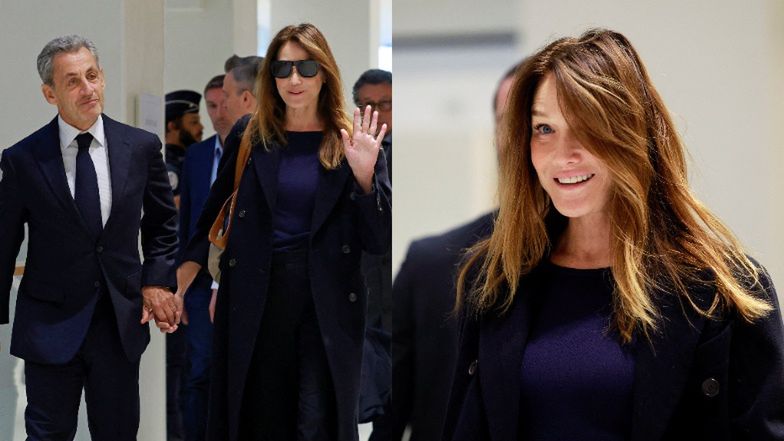 Nicolas Sarkozy i Carla Bruni w sądzie 