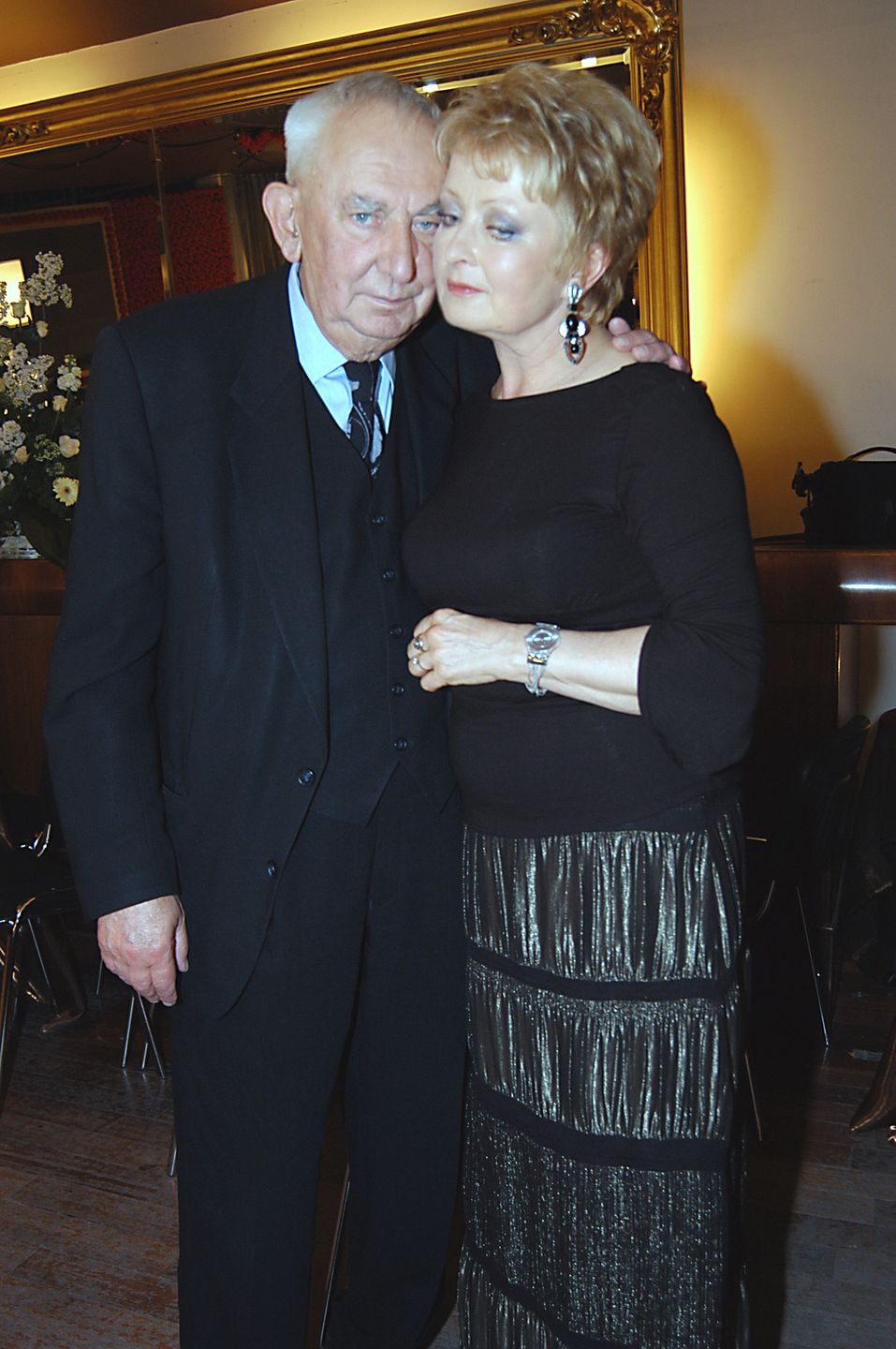 Gustaw Holoubek i Magdalena Zawadzka
