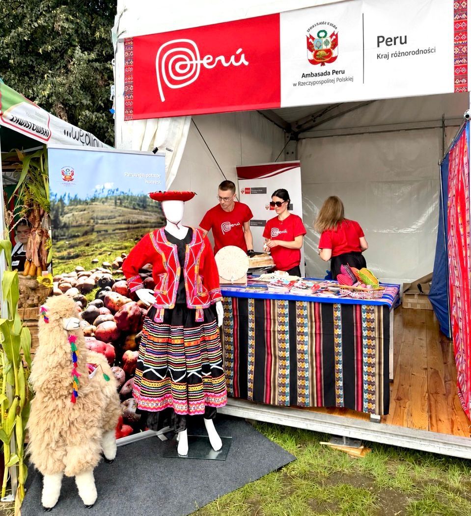 Wizyta ambasador Peru na dożynkach wojewódzkich w Rypinie