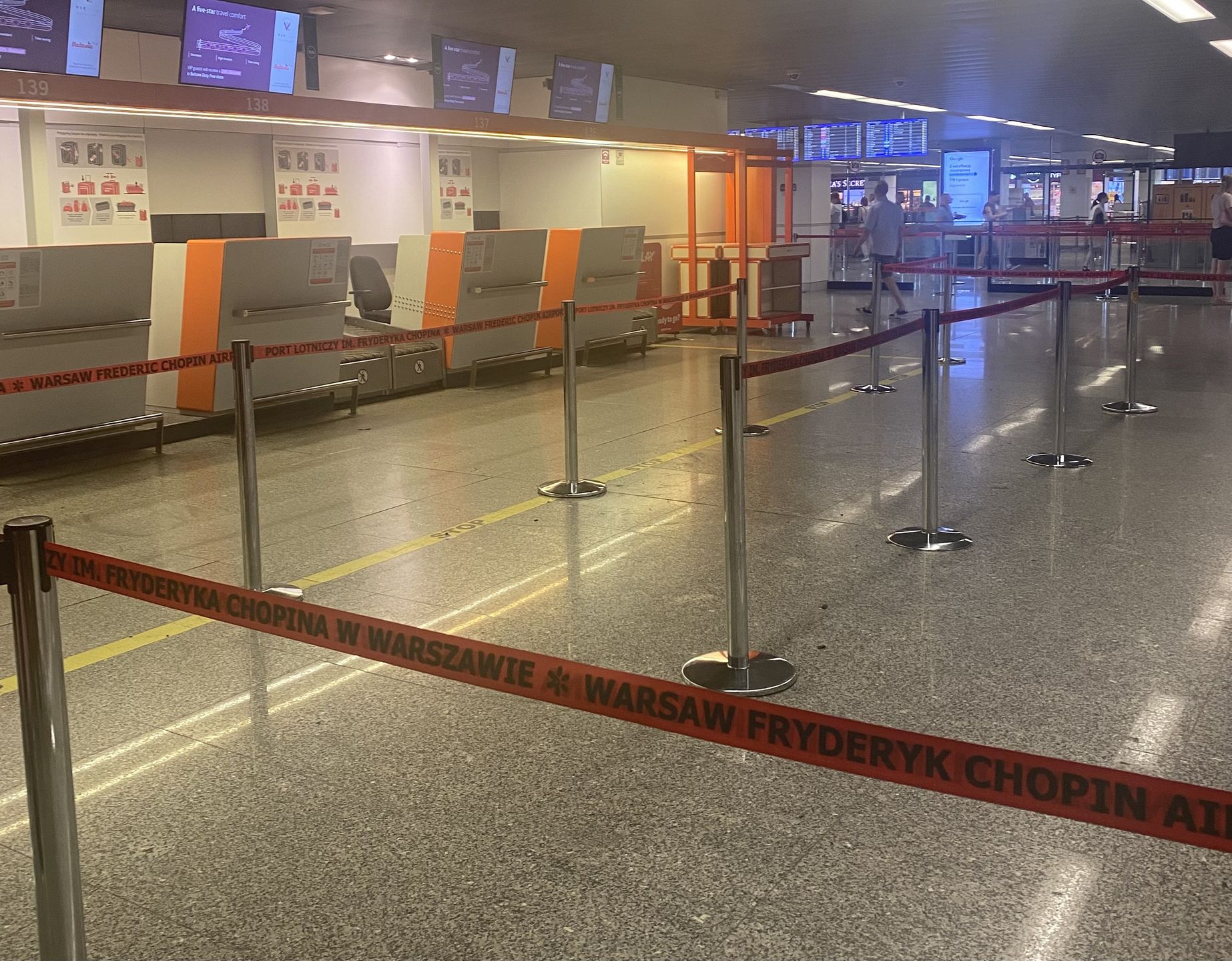 Terminal na lotnisku im. Fryderyka Chopina w Warszawie 